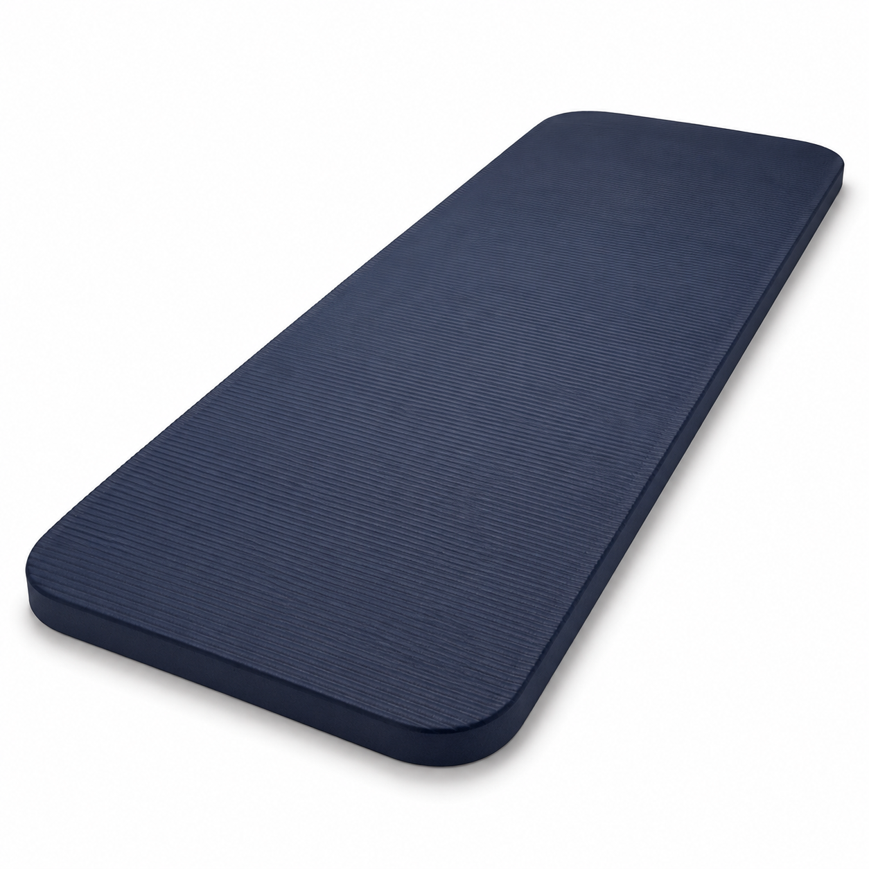 Tapis de Pilates NBR bleu nuit confort 180x60x1 cm