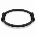 Anneau de Pilates noir avec poignées en mousse Ø38 cm