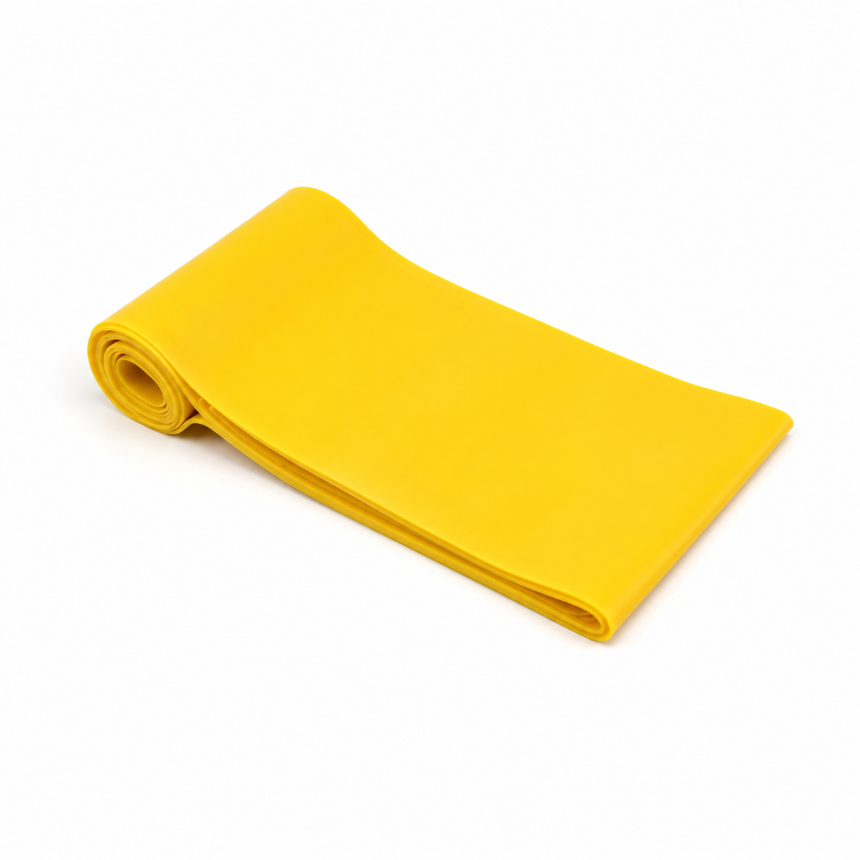 Bande élastique plate jaune résistance légère 150x15x0,035 cm