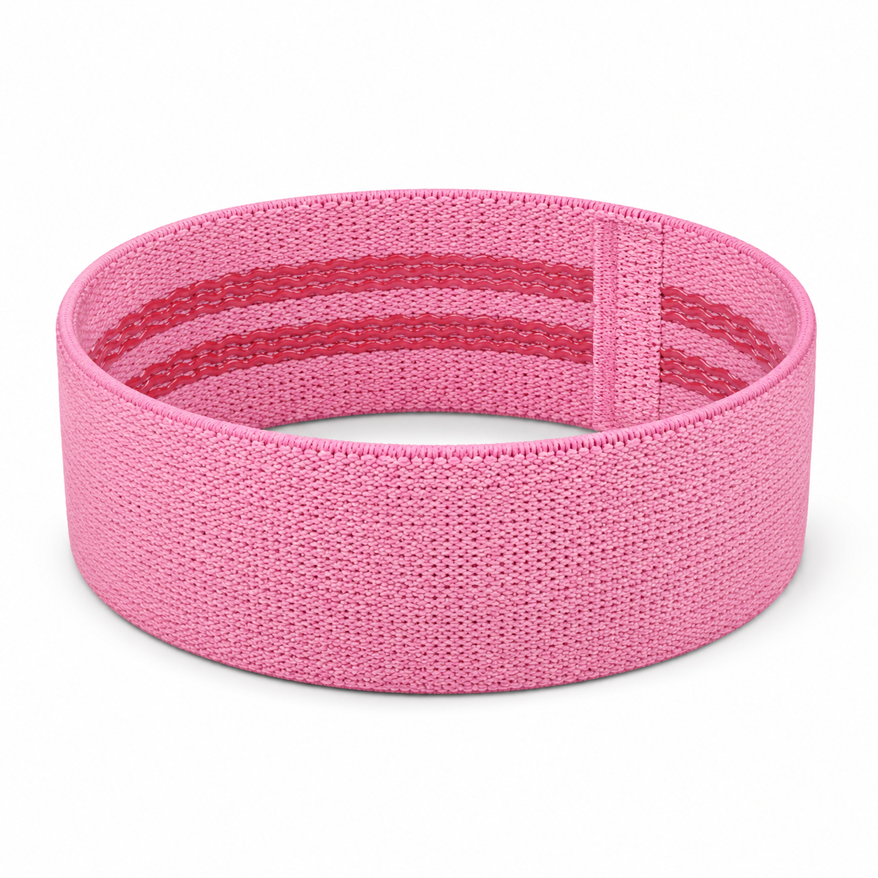 Bande pour fessiers en tissu rose résistance légère 33x8 cm
