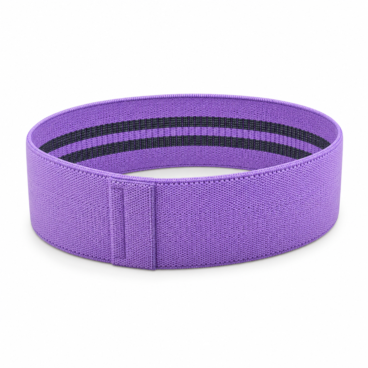 Bande pour fessiers en tissu violet résistance moyenne 38x8 cm