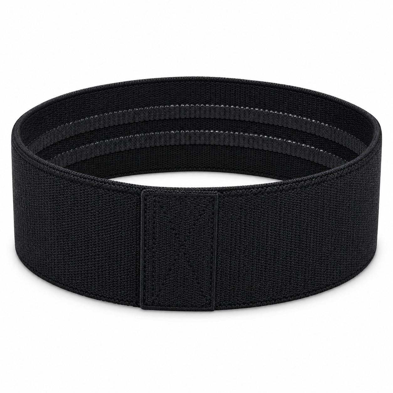 Bande pour fessiers en tissu noir résistance forte 43x8 cm