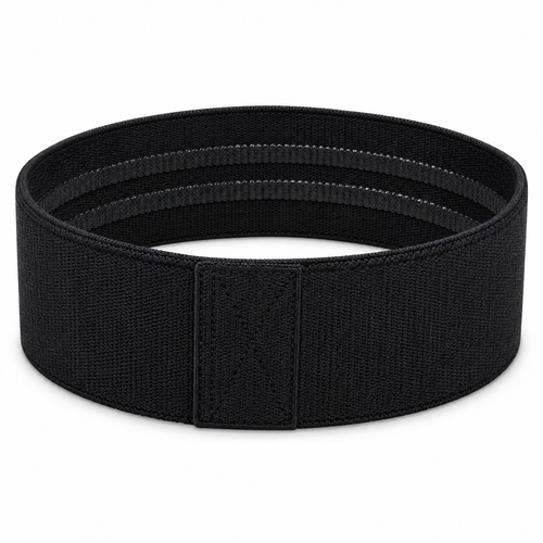 Bande pour fessiers en tissu noir résistance forte 43x8 cm
