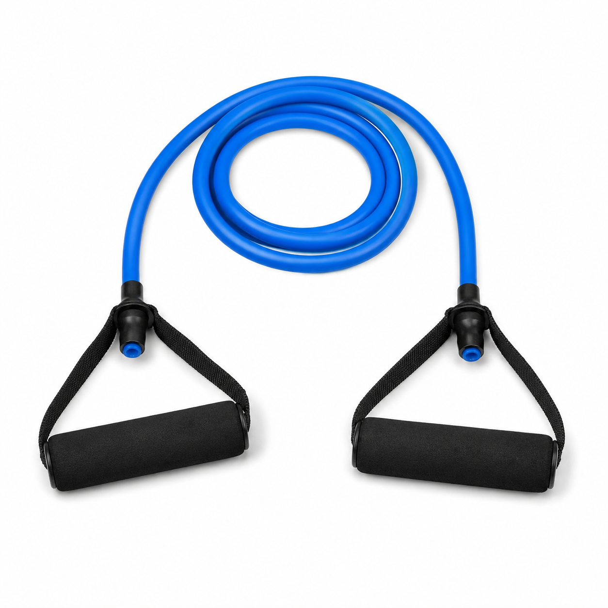Tube de résistance bleu avec poignées tension 10 kg