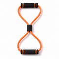 Bande de résistance en huit orange moyenne 38x11 cm