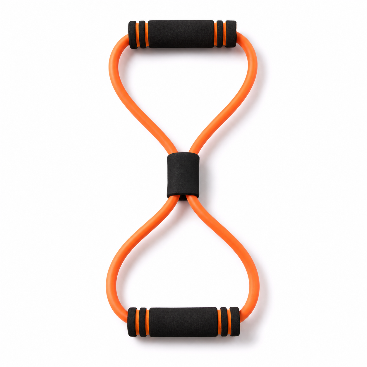 Bande de résistance en huit orange moyenne 38x11 cm