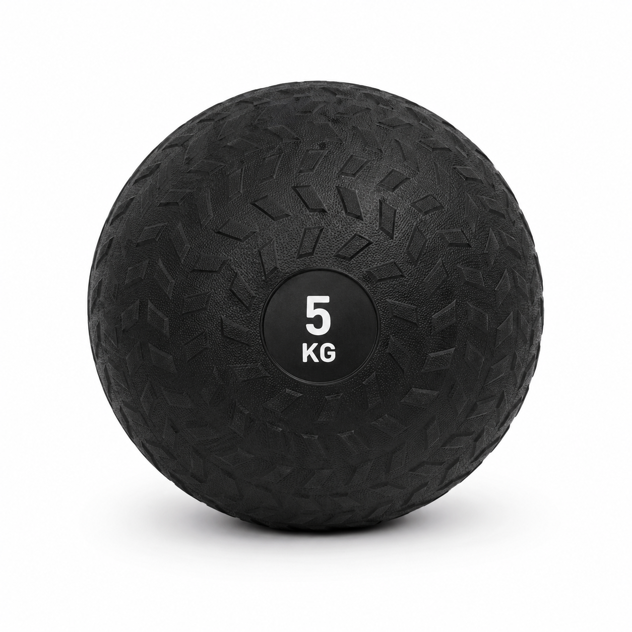 Slam ball noire texturée 5 kg diamètre 23 cm