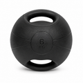 Ballon médicinal noir double prise 6 kg Ø27 cm