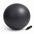 Ballon de fitness anti-éclatement anthracite Ø75 cm