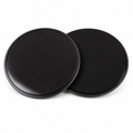 Lot de 2 disques de glisse double face noirs Ø18 cm