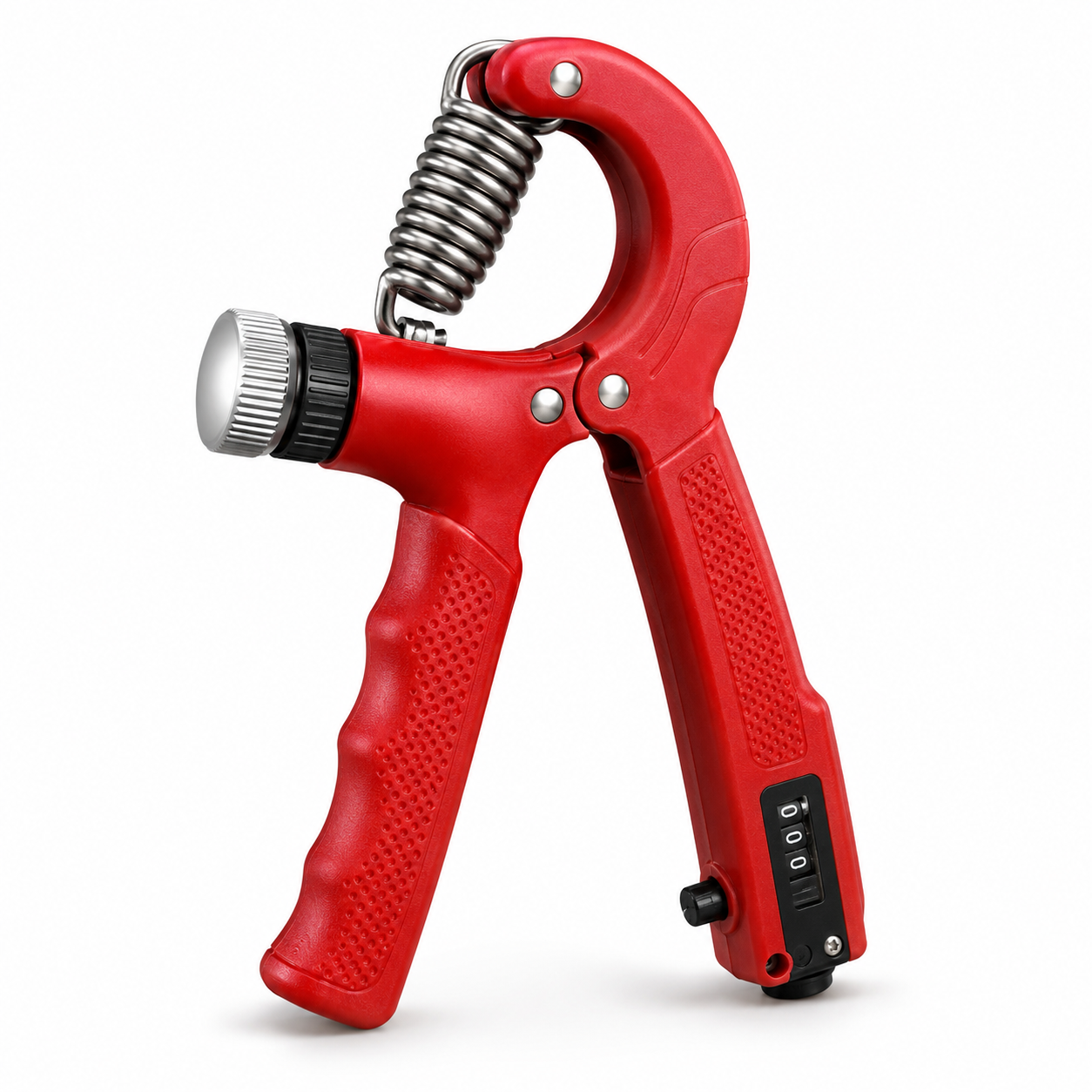 Pince de musculation pour main réglable rouge 40 à 60 kg