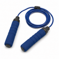 Corde à sauter en PVC bleu foncé réglable 3 m