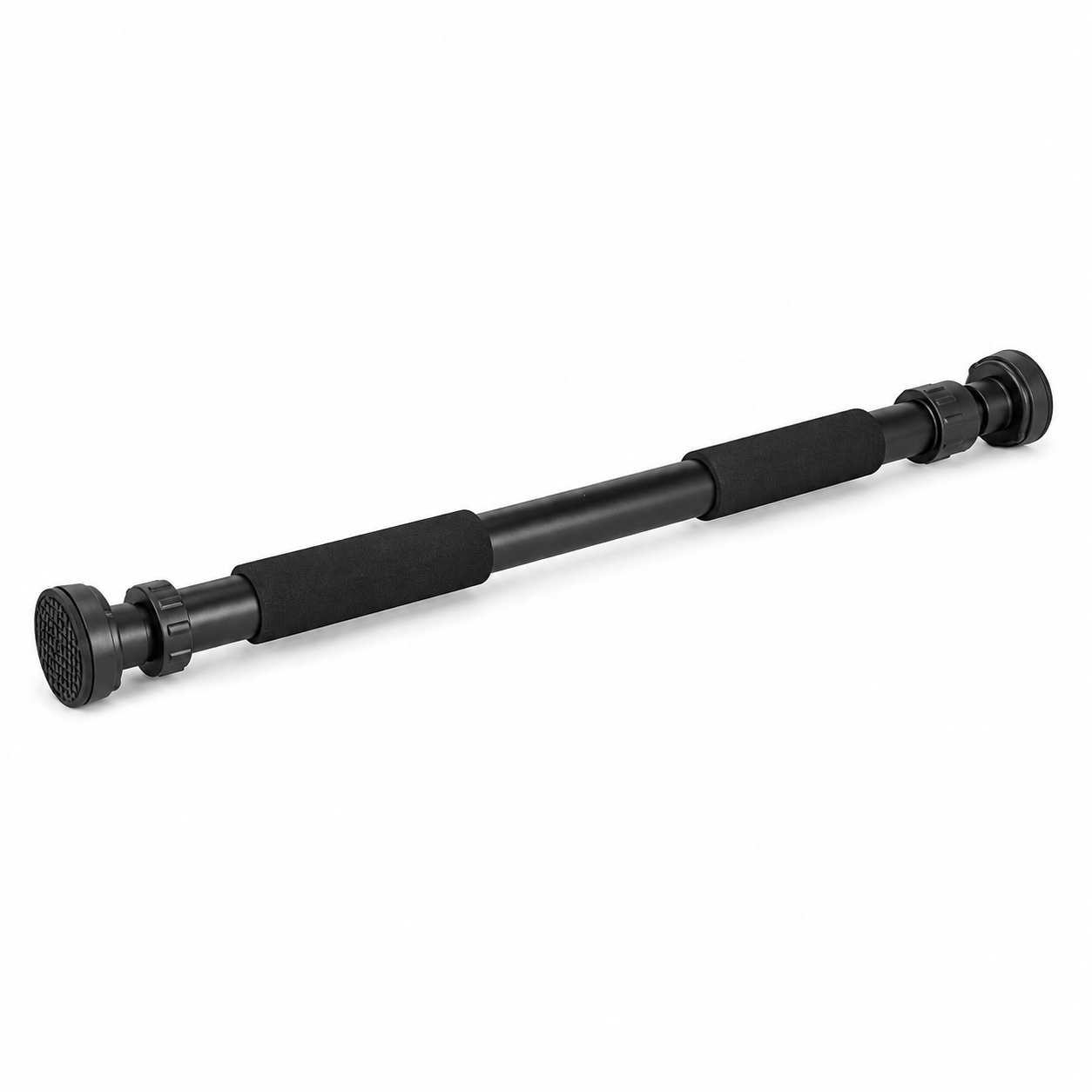 Barre de traction de porte noire réglable 65 à 95 cm